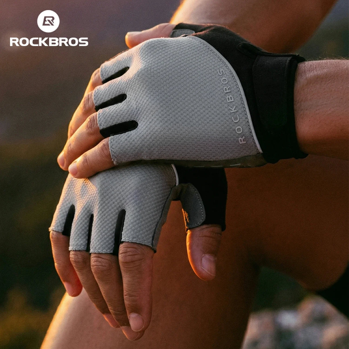 ROCKBROS S424 Halbfinger Radhandschuhe