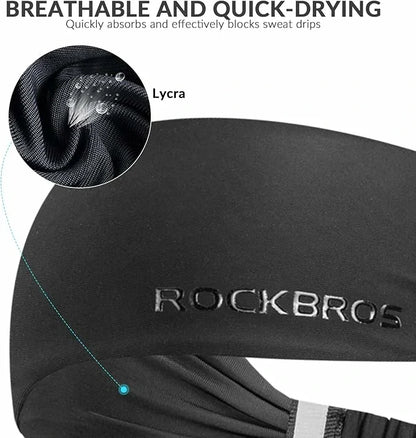 ROCKBROS Sport Stirnbänder Wicking Schweißband Stirn Elastisch rutschfest Haarband