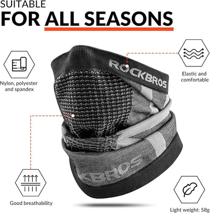 ROCKBROS Sturmhaube Winter Skimaske & Multifunktionstuch