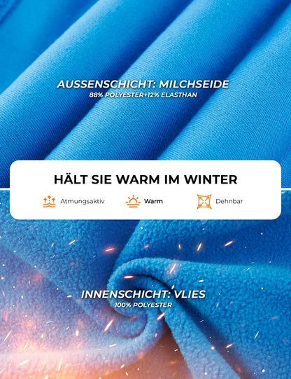 ROCKBROS Wendbares Thermo-Mütze (2-in-1) Wintermütze mit Ohrenschutz