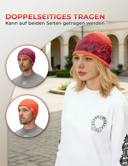 ROCKBROS Wendbares Thermo-Mütze (2-in-1) Wintermütze mit Ohrenschutz