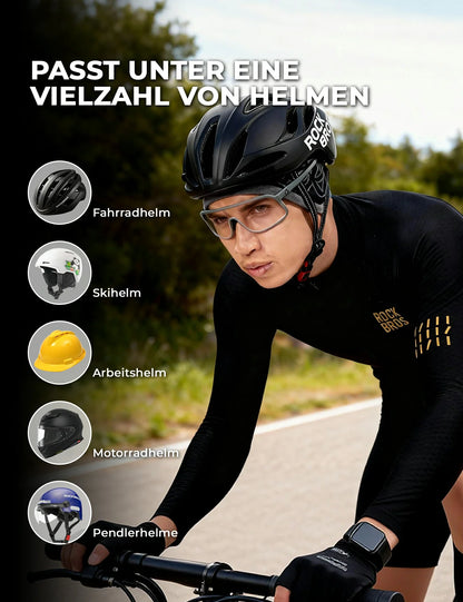 ROCKBROS Wendbares Thermo-Mütze (2-in-1) Wintermütze mit Ohrenschutz
