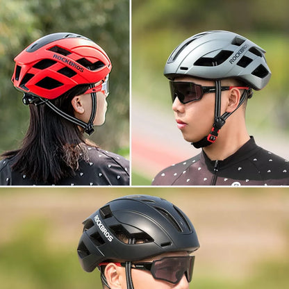 ROCKBROS bicycle helmet bike helmet with removable magnetic cover helmet MTB