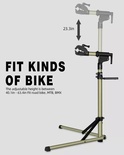 ROCKBROS aluminum bicycle repair stand, repair stand, max. 30 kg