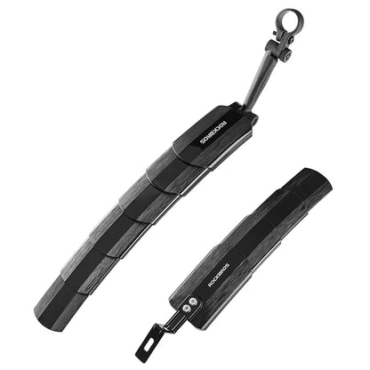 ROCKBROS bicycle mudguard set front + rear for 24-29 inches, retractable and adjustable