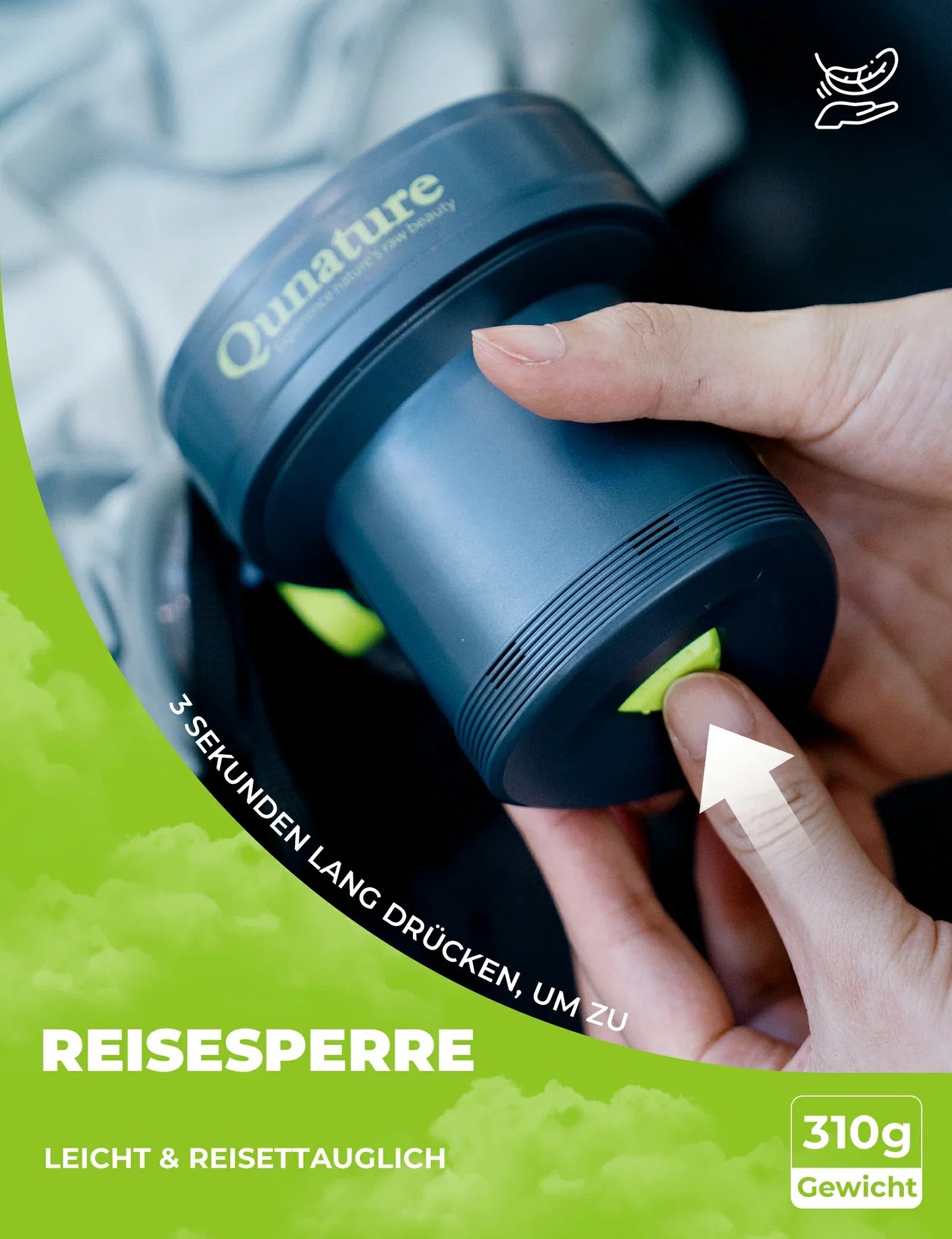 Electric air pump 2 in 1, inflating and deflating, 2000 mAh rechargeable battery Quantum