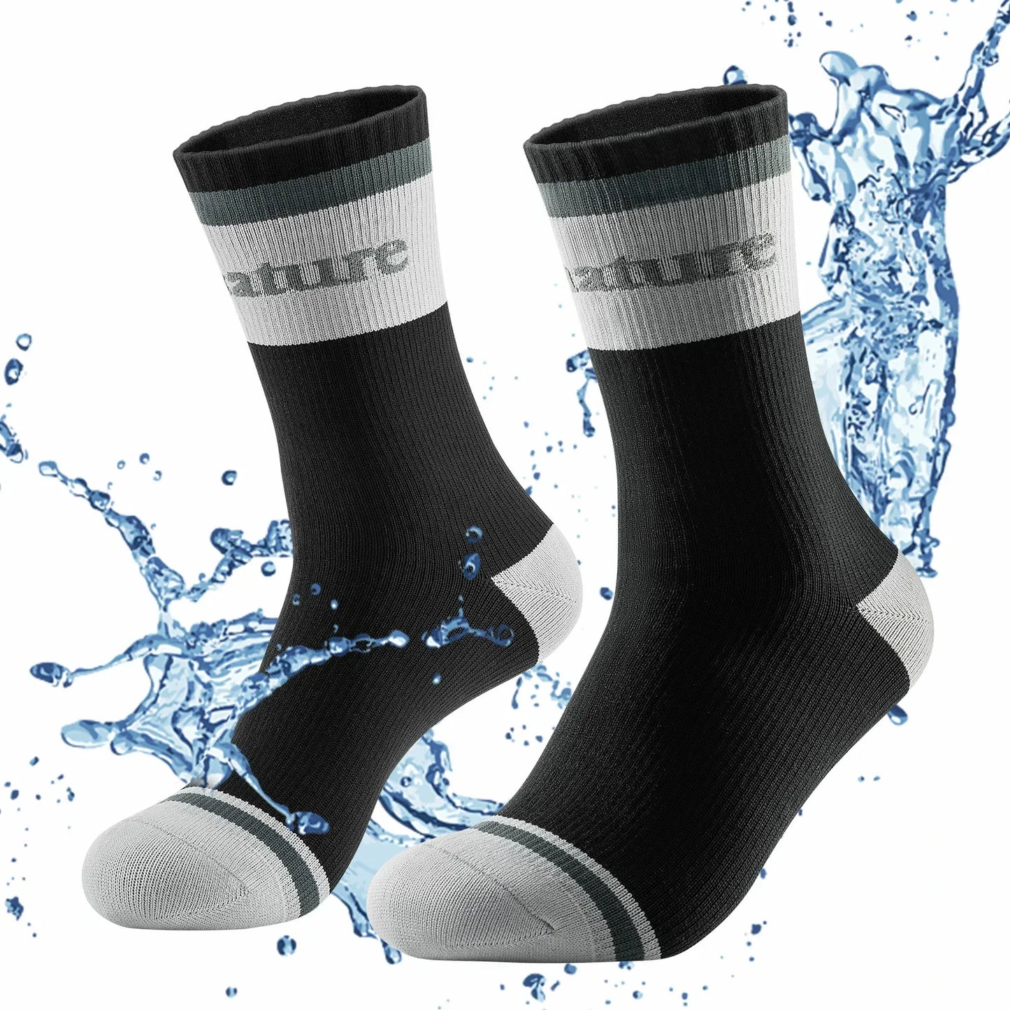 Waterproof cycling socks, breathable, unisex, Quantature