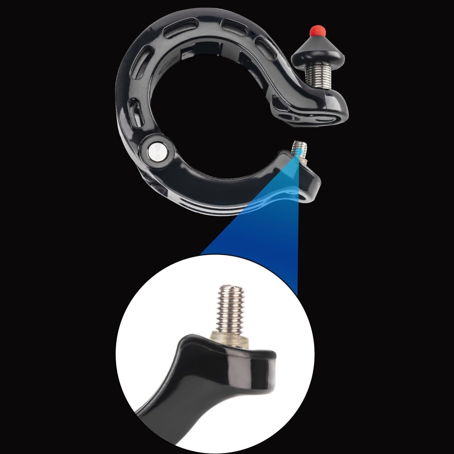 100dB Hidden Bicycle Bell, Rainproof and Rustproof, ROCKBROS