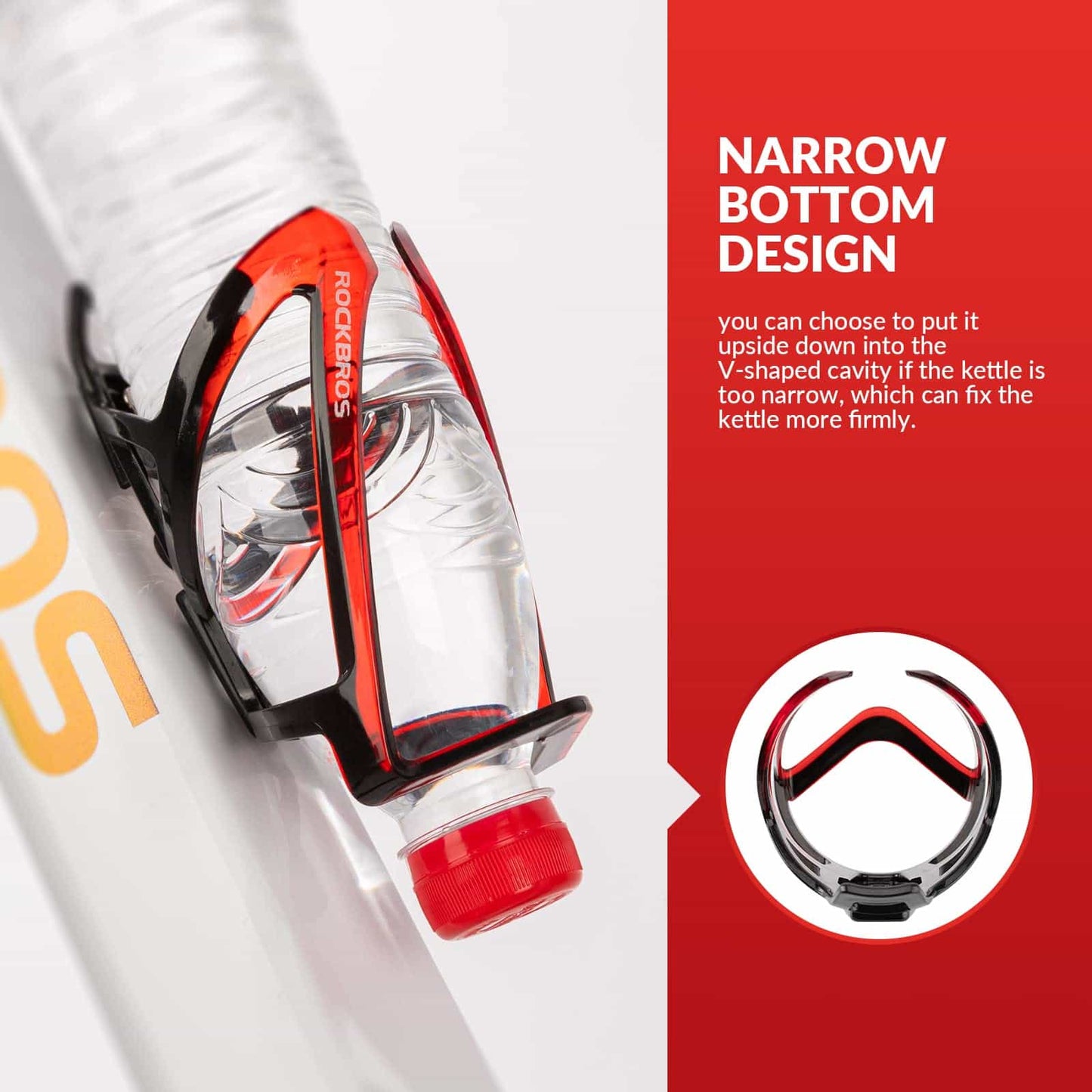 35g Lightweight PC Bicycle Bottle Holder ROCKBROS