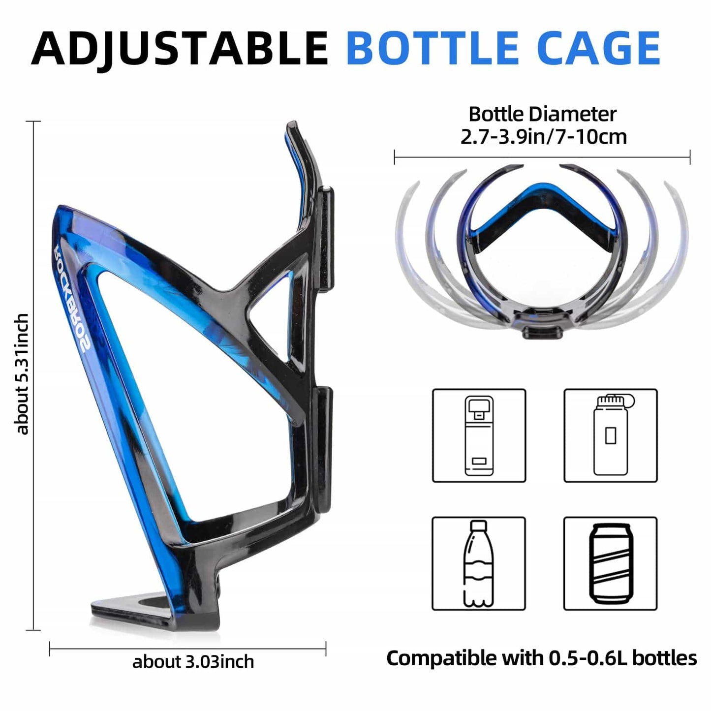35g Lightweight PC Bicycle Bottle Holder ROCKBROS