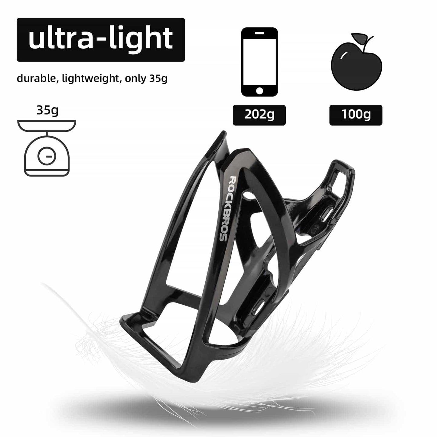 35g Lightweight PC Bicycle Bottle Holder ROCKBROS