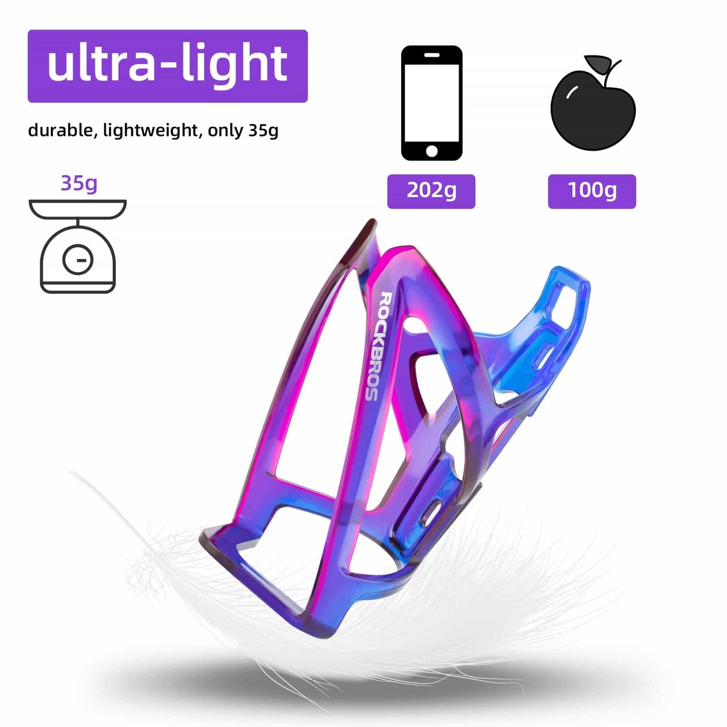 35g Lightweight PC Bicycle Bottle Holder ROCKBROS