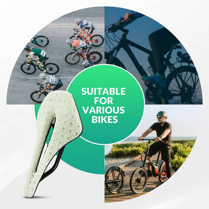 3D Printed Carbon Road Bike Saddle, Ultralight, Shock-Absorbing, Ergonomic, ROCKBROS