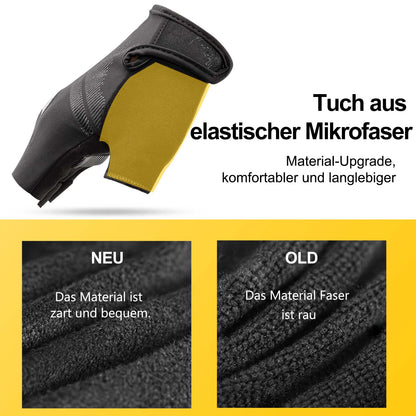 Anti-slip riding gloves with reflective half fingers, sizes S-XXL, ROCKBROS