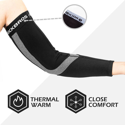 Winter arm warmers for cycling, hiking, running, and outdoor activities - ROCKBROS