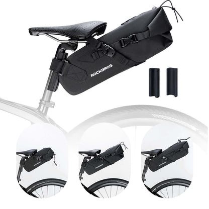 Bikepacking saddle bag 3 liters 100% waterproof TPU fabric ROCKBROS
