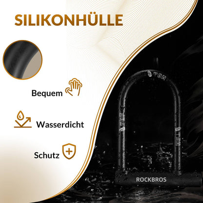 U-lock Bicycle Lock High Security Locks Waterproof ROCKBROS