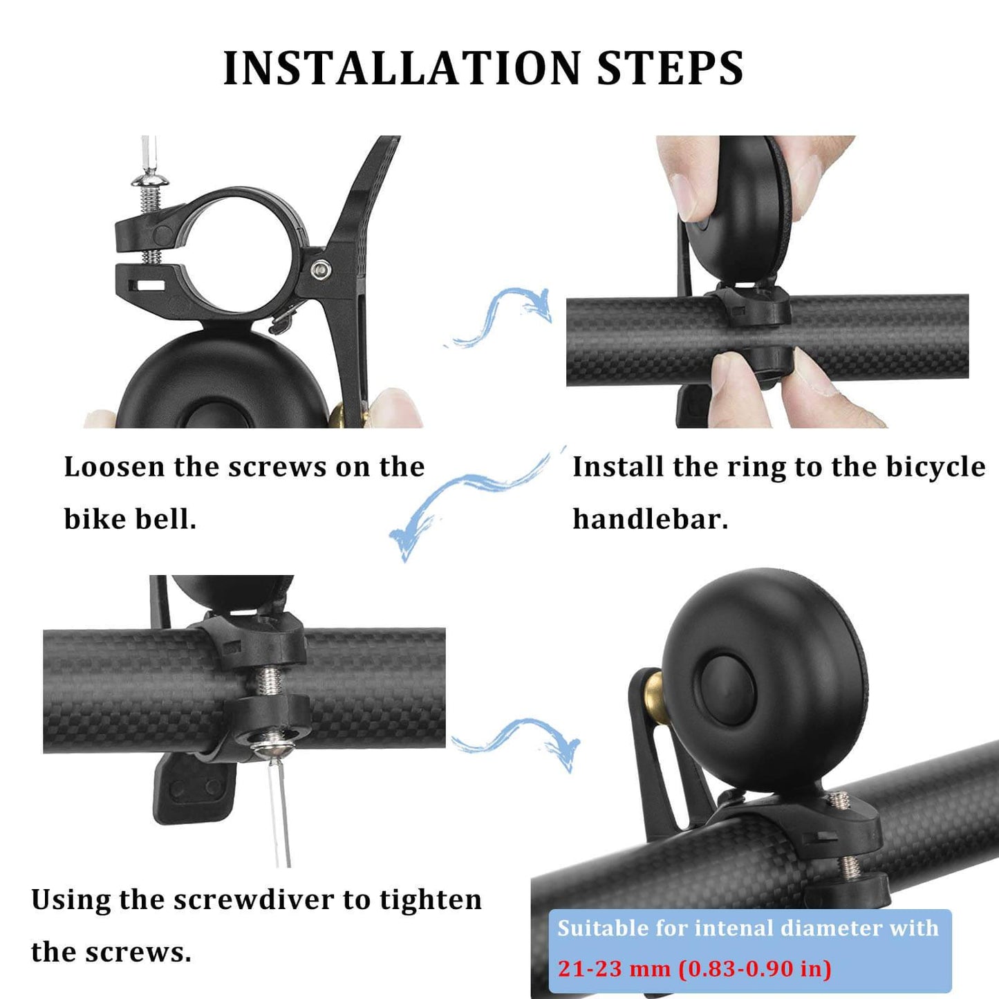 Classic Brass Bicycle Bell Mini Bicycle Bells 1-2 Ringtone ROCKBROS