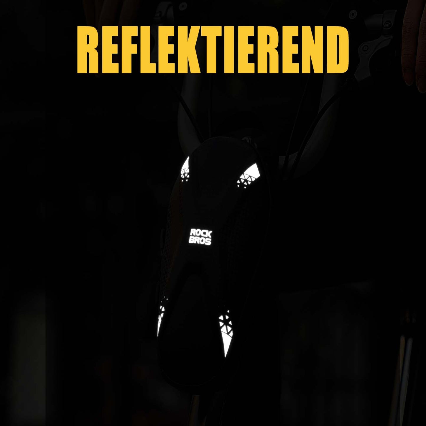 E-Scooter Handlebar Bag, Waterproof Front Bag with USB Ports, ROCKBROS