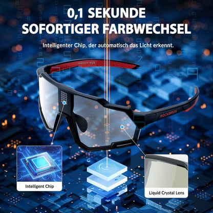 electronic photochromic glasses, smart cycling glasses ROCKBROS