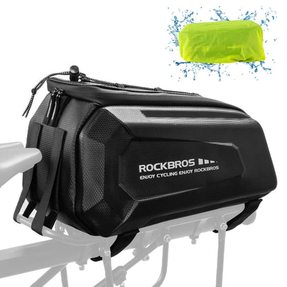 ROCKBROS Waterproof 9L Bicycle Pannier Bag with Rain Cover and Shoulder Strap