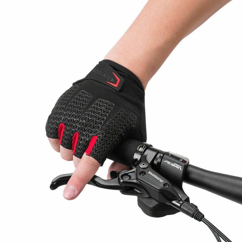 Cycling Gloves for Women and Men, Half Finger Cycling Gloves ROCKBROS