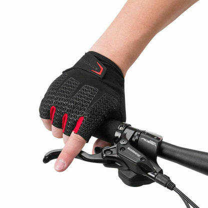 Cycling Gloves for Women and Men, Half Finger Cycling Gloves ROCKBROS