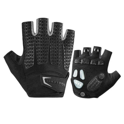 Cycling Gloves for Women and Men, Half Finger Cycling Gloves ROCKBROS