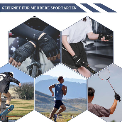 Cycling Gloves for Women and Men, Half Finger Cycling Gloves ROCKBROS