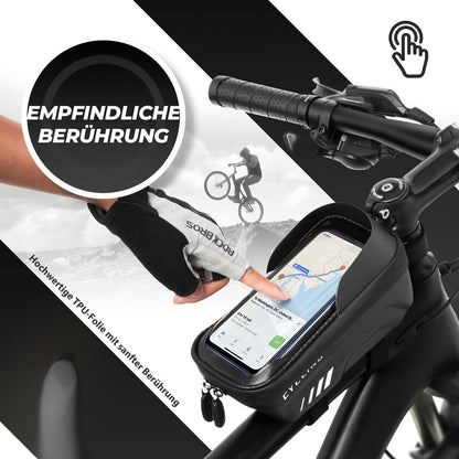 Bicycle phone bag, phone mount, touchscreen-compatible, 6.7 inch, ROCKBROS
