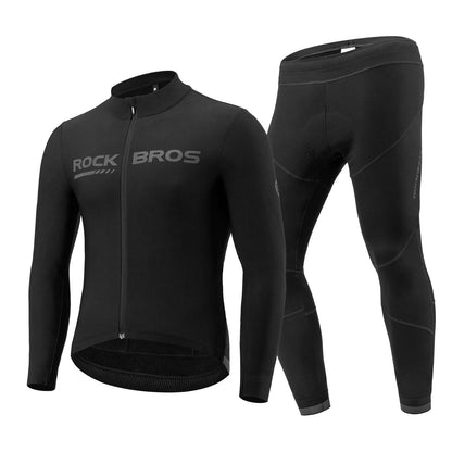 Cycling Jacket & Pants Winter Suit Sporty Cycling Clothing ROCKBROS