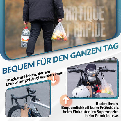 Multifunctional bicycle carabiner hook with durable strap ROCKBROS