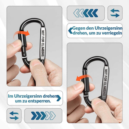 Multifunctional bicycle carabiner hook with durable strap ROCKBROS