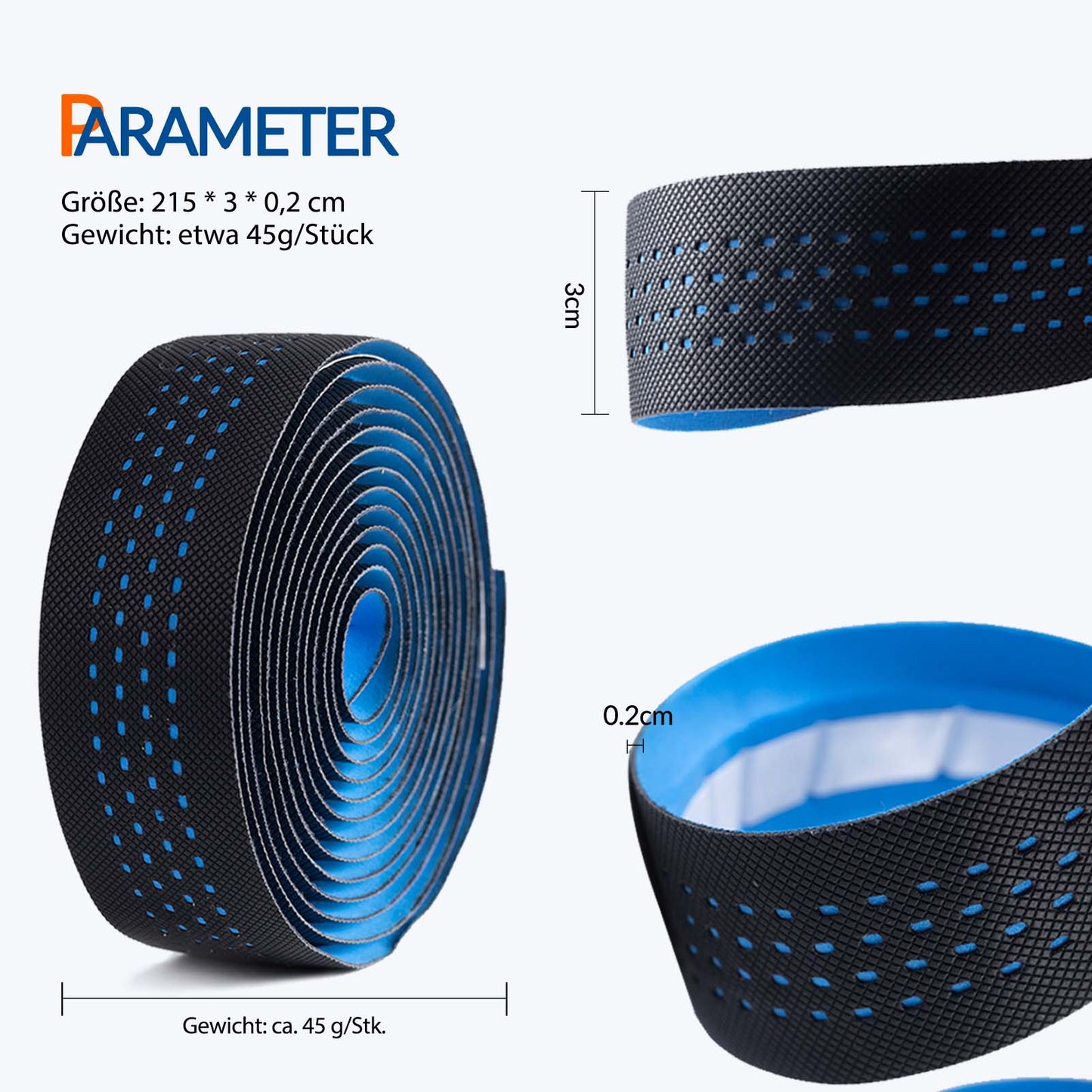 Bicycle handlebar tape for MTB and road bikes, standard size, four colors, ROCKBROS