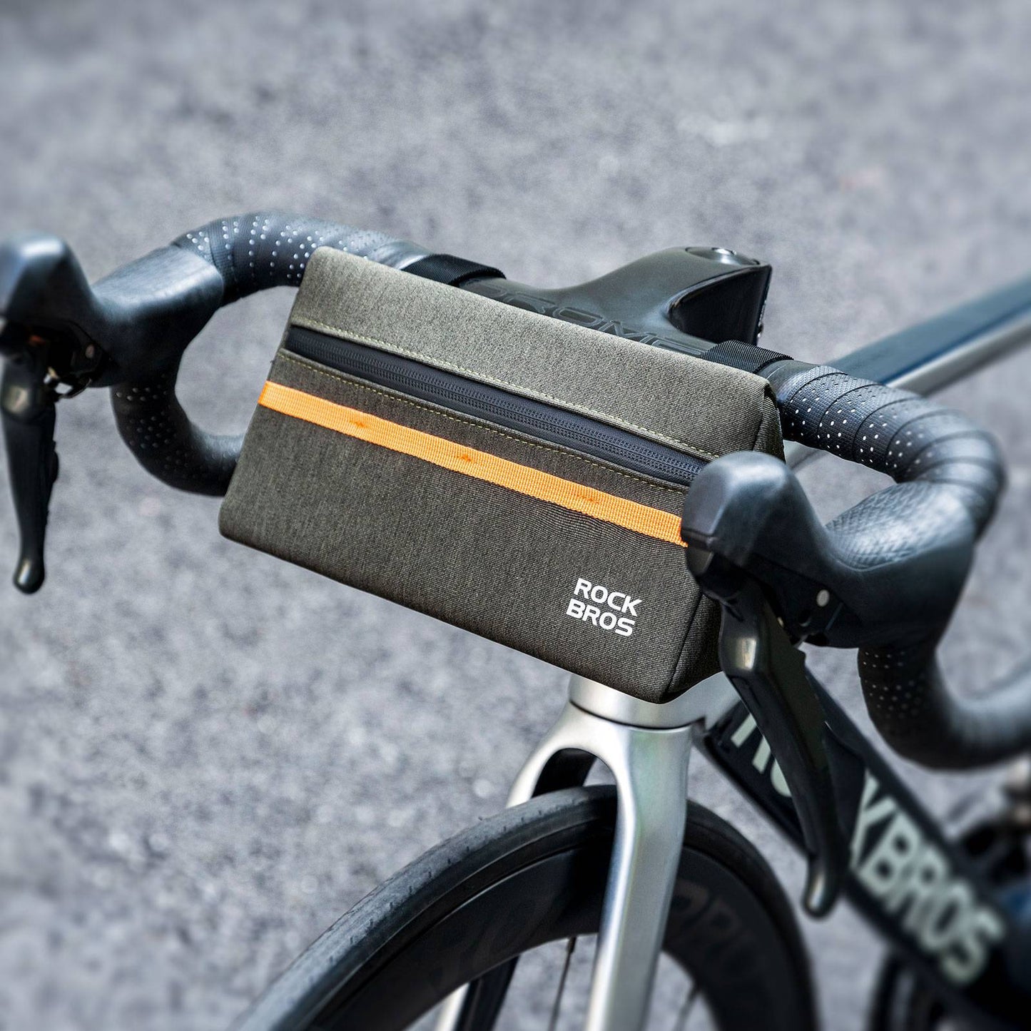 Bicycle handlebar bag, bicycle bag, bicycle basket, 6 colors, approx. 1.3L, ROCKBROS