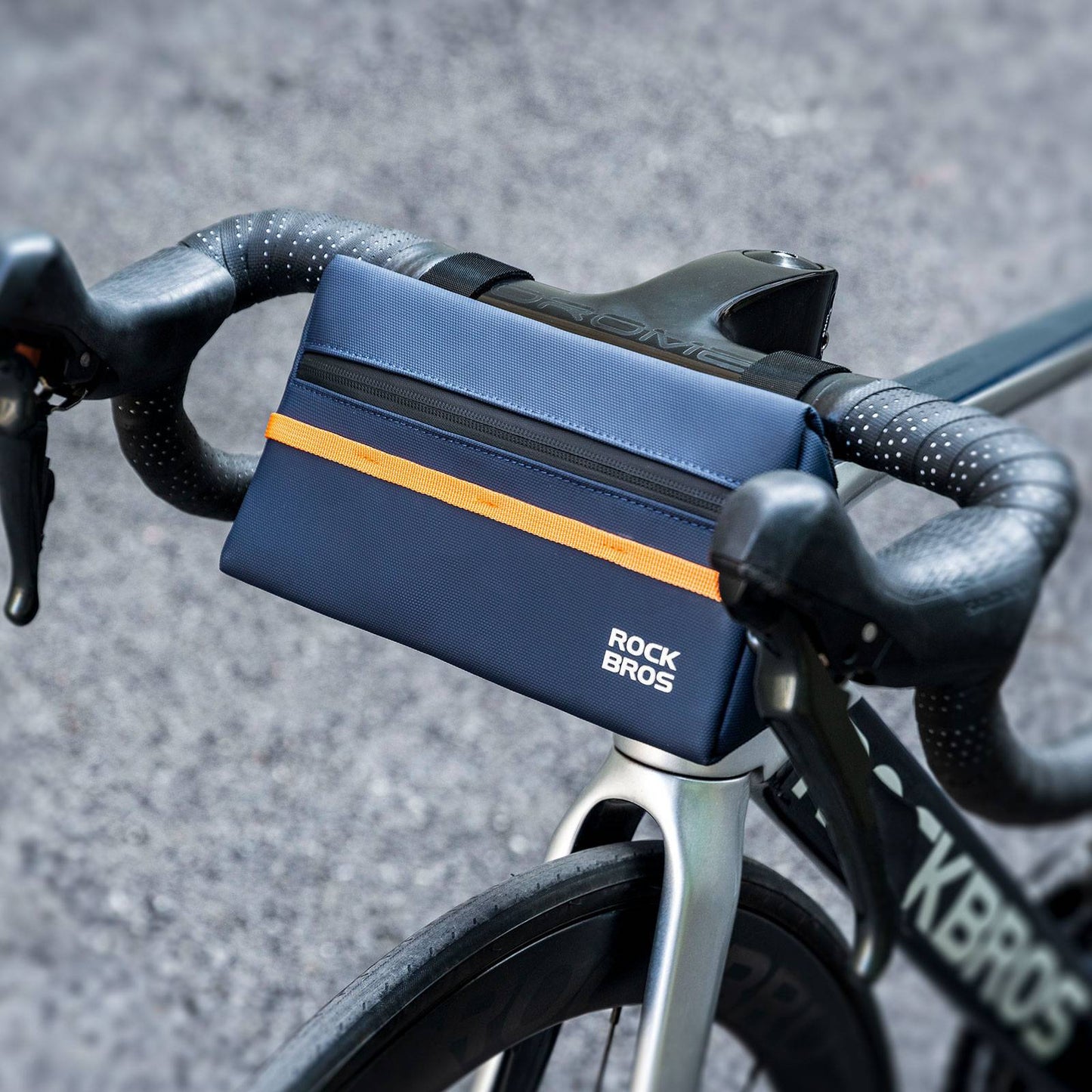 Bicycle handlebar bag, bicycle bag, bicycle basket, 6 colors, approx. 1.3L, ROCKBROS