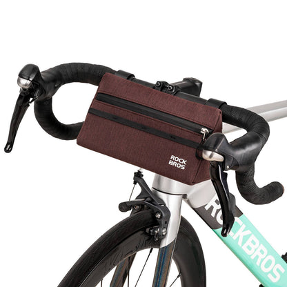 Bicycle handlebar bag, bicycle bag, bicycle basket, 6 colors, approx. 1.3L, ROCKBROS