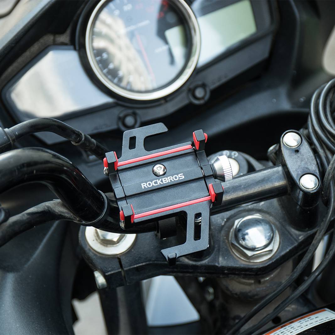 Bicycle/Motorcycle Phone Mount with 360° Rotation Clip ROCKBROS