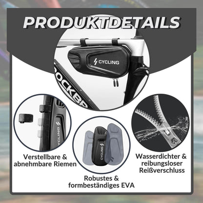 Bicycle frame bag 1.5L triangular bag waterproof bicycle bag ROCKBROS