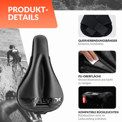 Bicycle Saddle Cover Gel Padded Soft Bicycle Seat Cover ROCKBROS