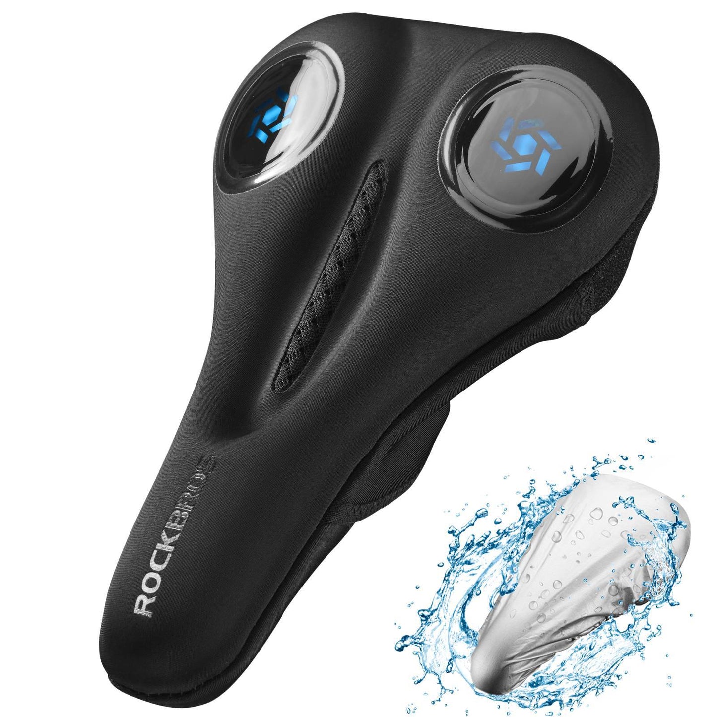 Bicycle Saddle Cover Gel Saddle Cover Black ROCKBROS