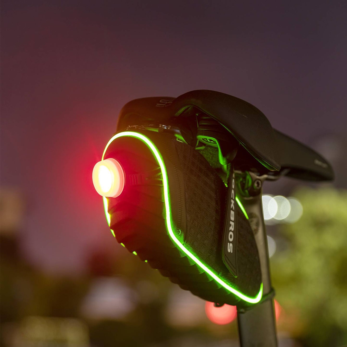 Bicycle saddlebags tool bag with reflective strips 1L ROCKBROS