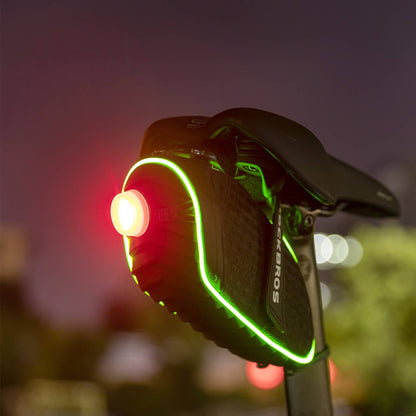 Bicycle saddlebags tool bag with reflective strips 1L ROCKBROS