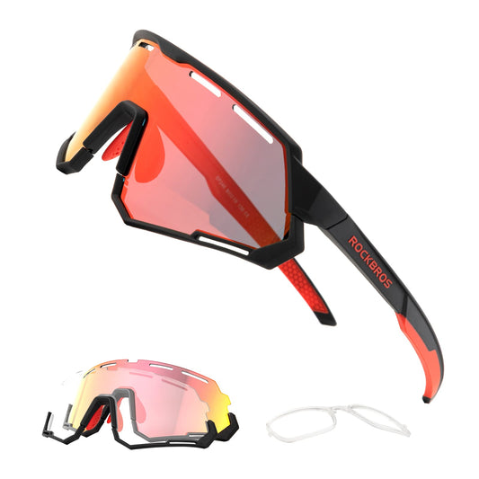 Cycling glasses 2-in-1 sports glasses polarized & photochromic ROCKBROS