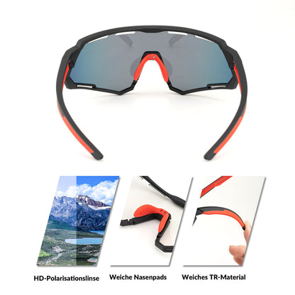 Cycling glasses 2-in-1 sports glasses polarized & photochromic ROCKBROS