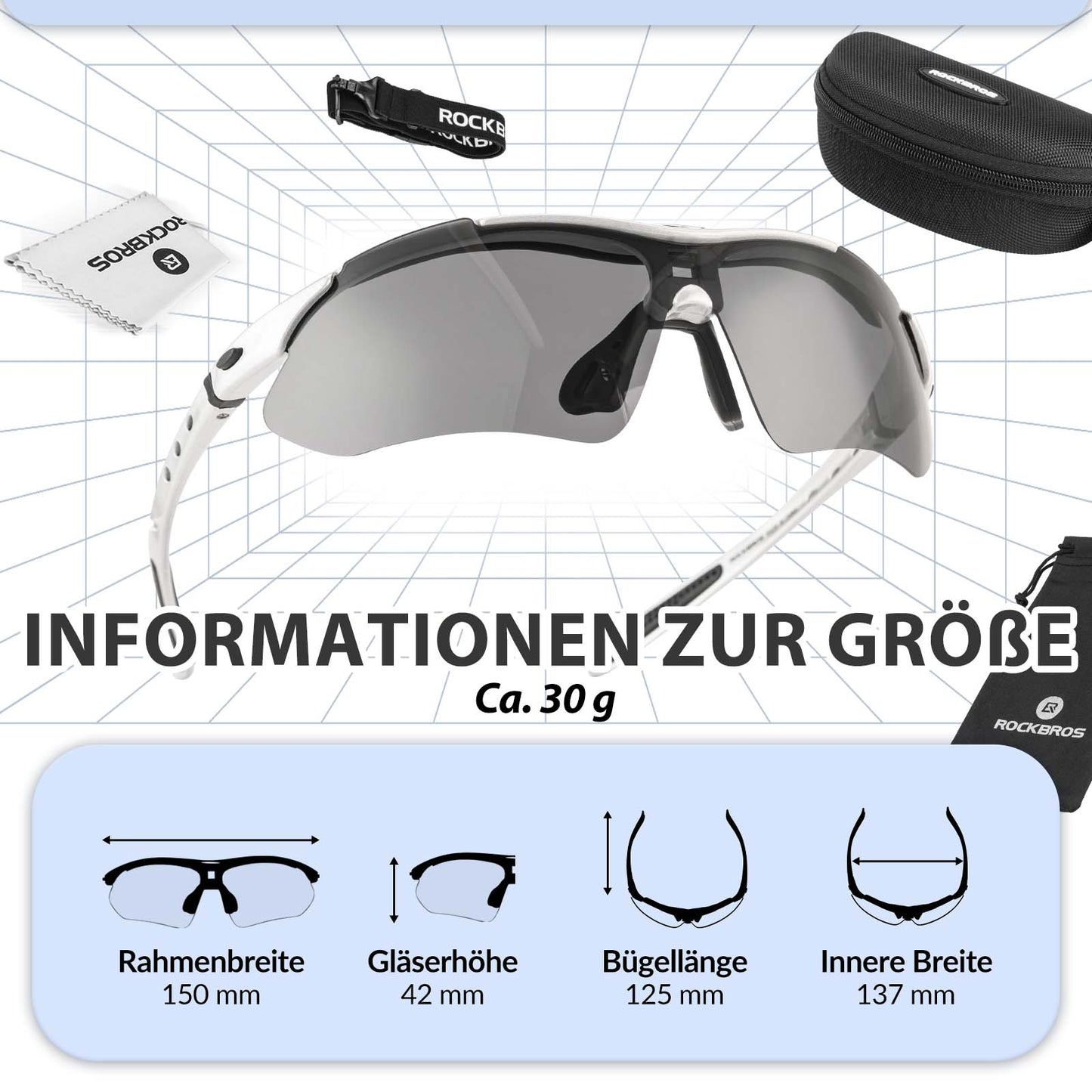 Polarized cycling glasses, sunglasses, UV400 protection, ROCKBROS
