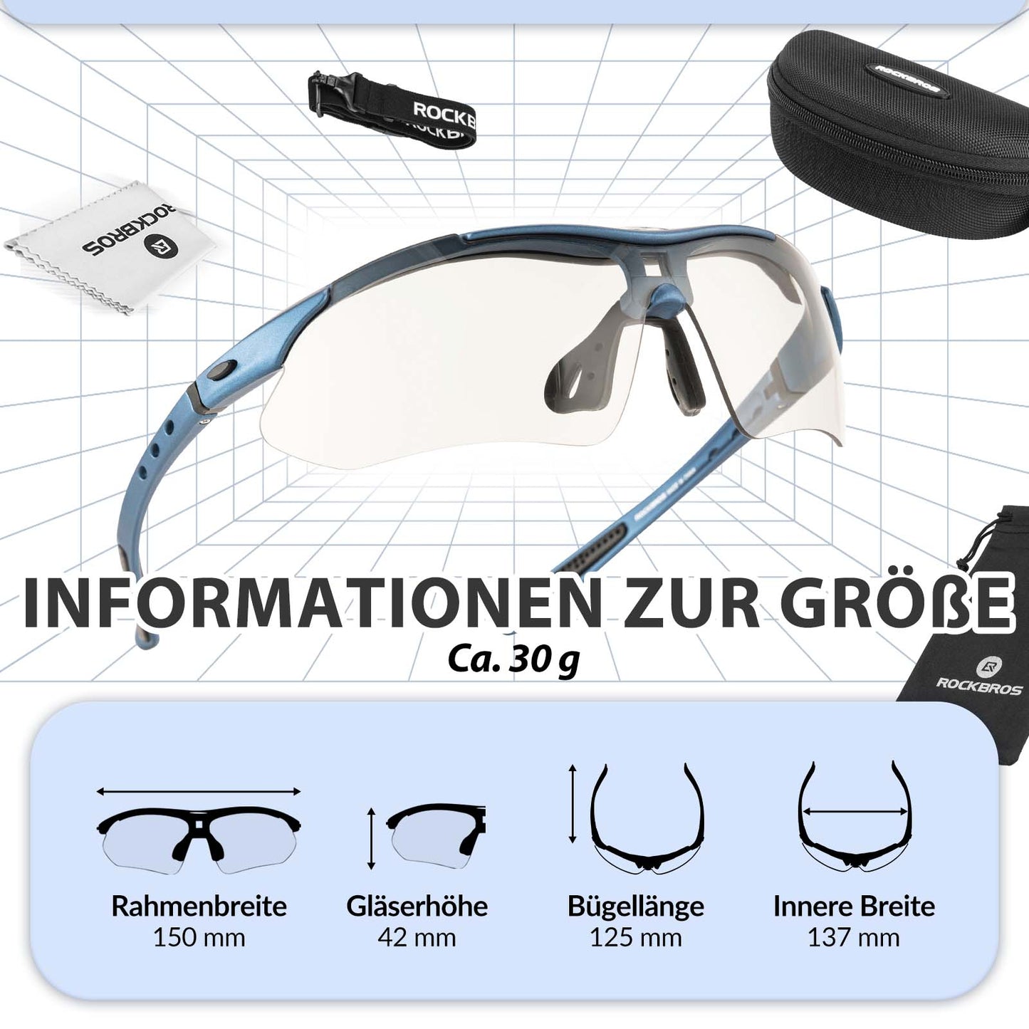 Cycling glasses, photochromic glasses, sunglasses, UV 400 protection, ROCKBROS