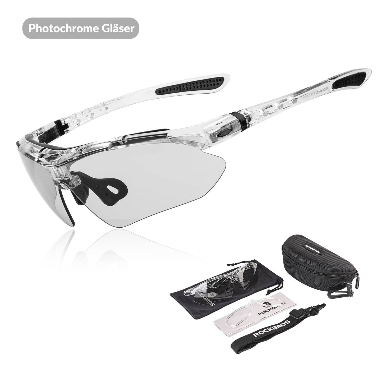 Cycling glasses, photochromic glasses, sunglasses, UV 400 protection, ROCKBROS