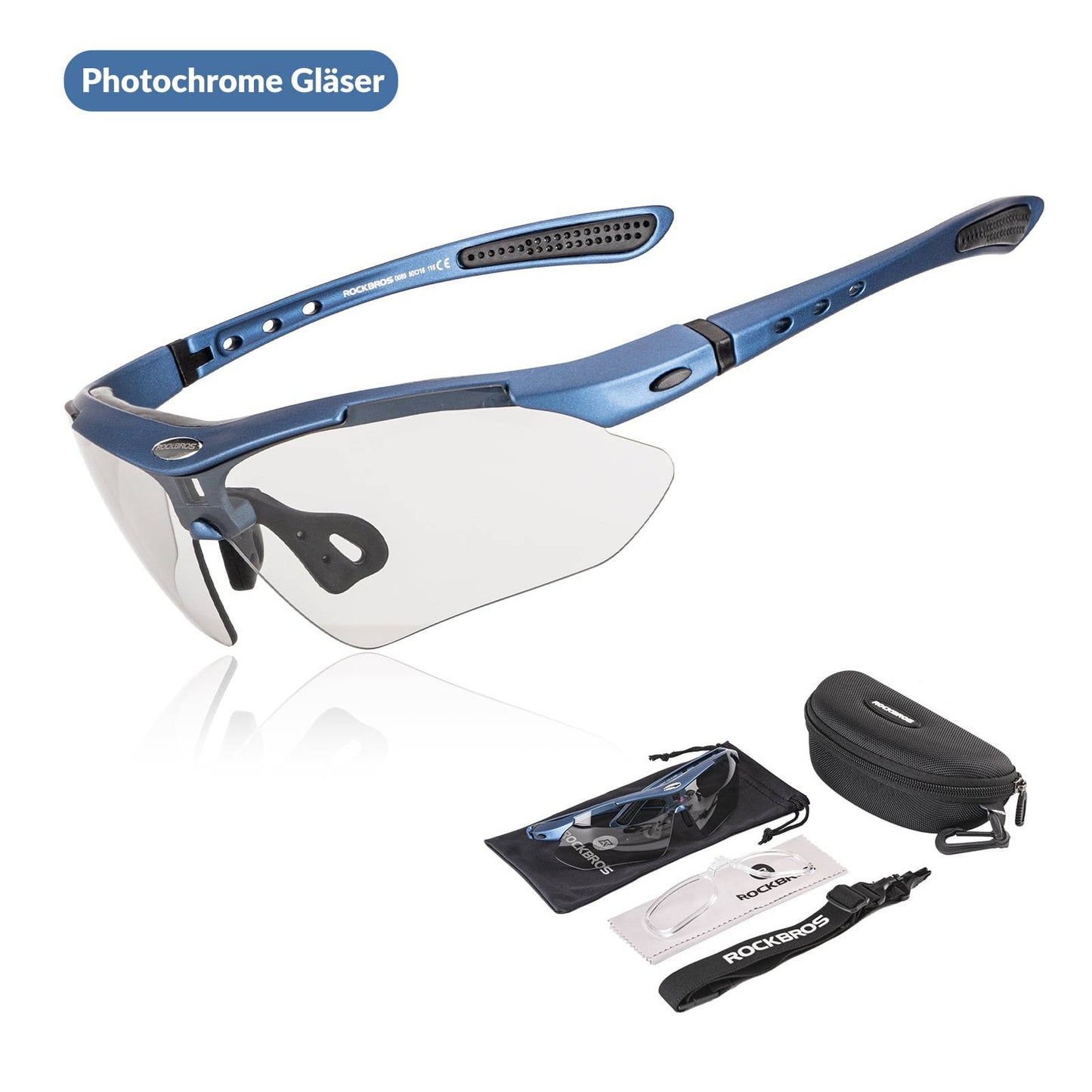 Cycling glasses, photochromic glasses, sunglasses, UV 400 protection, ROCKBROS