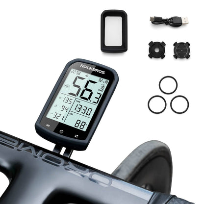 Wireless GPS Waterproof Bike Computer with Speedometer and Odometer ROCKBROS